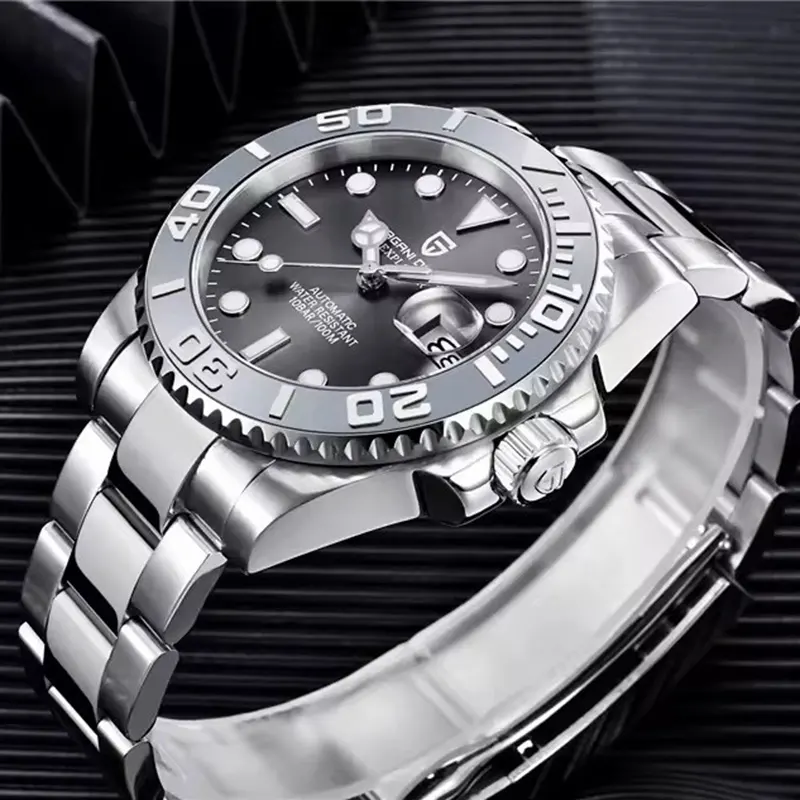 Pagani Design Yachtmaster Black Dial Automatic Men's Watch- PD-1651